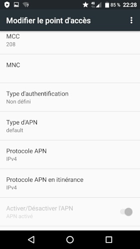 Comment configurer internet avec les données mobiles ?